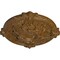 Ekena Millwork Hamilton Ceiling Medallion (Fits Canopies up to 3 3/4"), 17 3/8"OD x 1 3/4"P, Smokey Topaz Crackle CM17HASTC - alternate 3